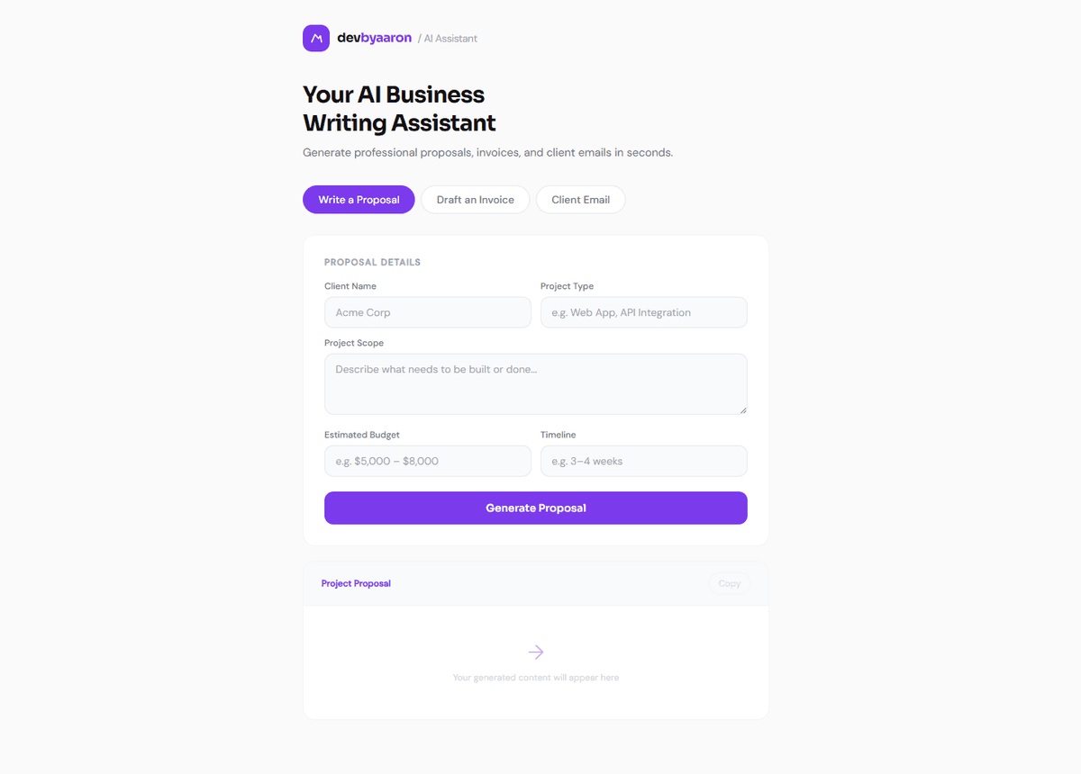 AI Business Assistant